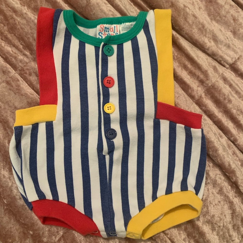 Vintage Small Steps Baby Onesie